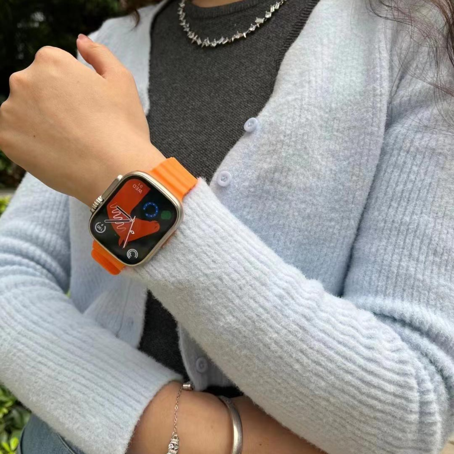 Relógio Smart Watch Ultra 8 Conectado ao Telefone